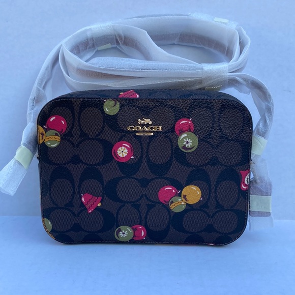 Coach Bags New Coach Mini Camera Bag In Signature Canvas With